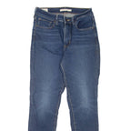LEVI'S 721 High Rise BIG E Womens Jeans Blue Slim Skinny W27 L27