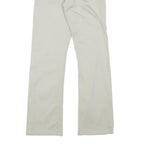 LEE Mens Cotton Blend White Regular Straight Trousers W24 L28 Classic Fit Zip