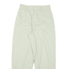 PARADISE MAC Womens Cotton Blend White Relaxed Straight Trousers W26 L27 Casual