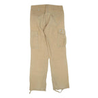 CARHARTT Mens Cotton Blend Beige Regular Cargo Trousers W28 L32 Workwear Utility