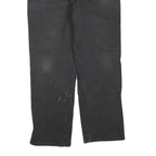DICKIES Mens Jeans Black Regular Straight Denim W38 L34 Workwear Zip Closure