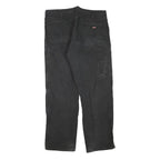 DICKIES Mens Jeans Black Regular Straight Denim W38 L34 Workwear Zip Closure