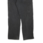 DICKIES Mens Jeans Black Regular Straight Denim W38 L34 Workwear Zip Closure