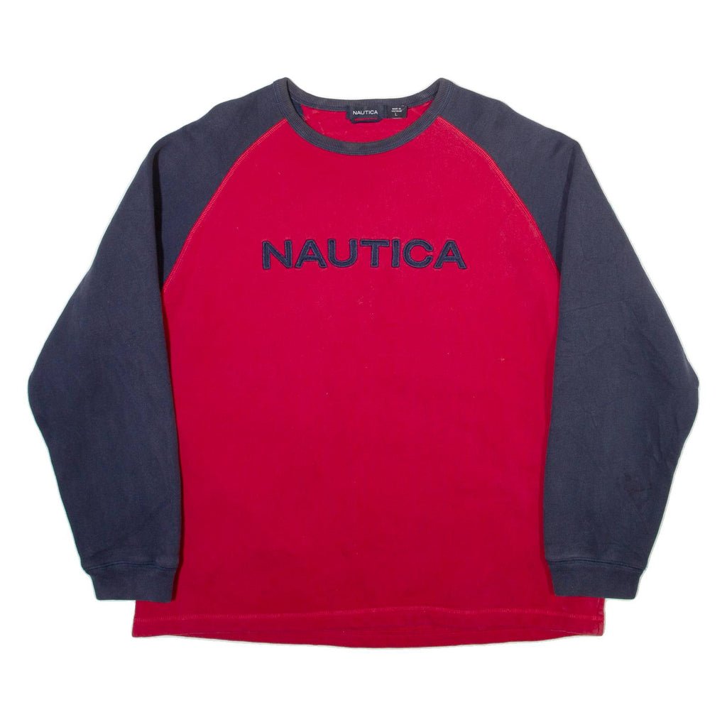 NAUTICA Mens Sweatshirt Red L