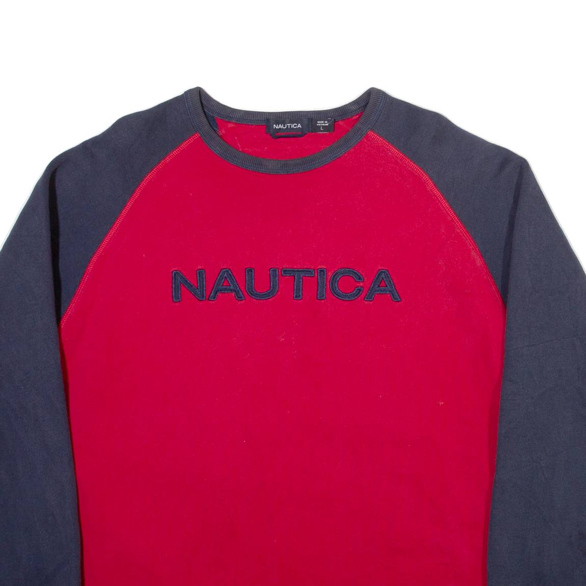 NAUTICA Mens Sweatshirt Red L