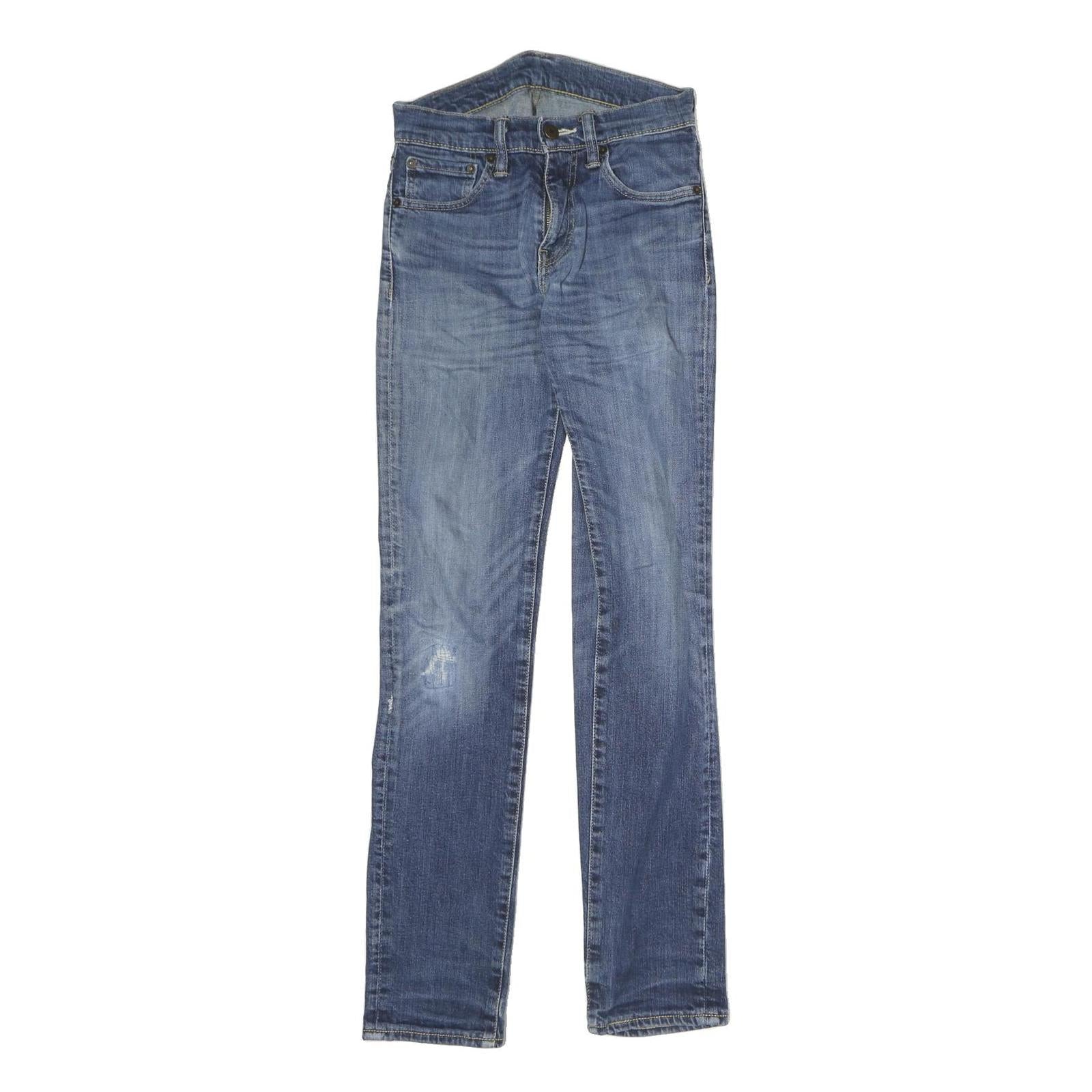 LEVI'S 501 Mens Jeans Blue Slim Skinny Denim Medium W26 L29 Classic Zip Fly