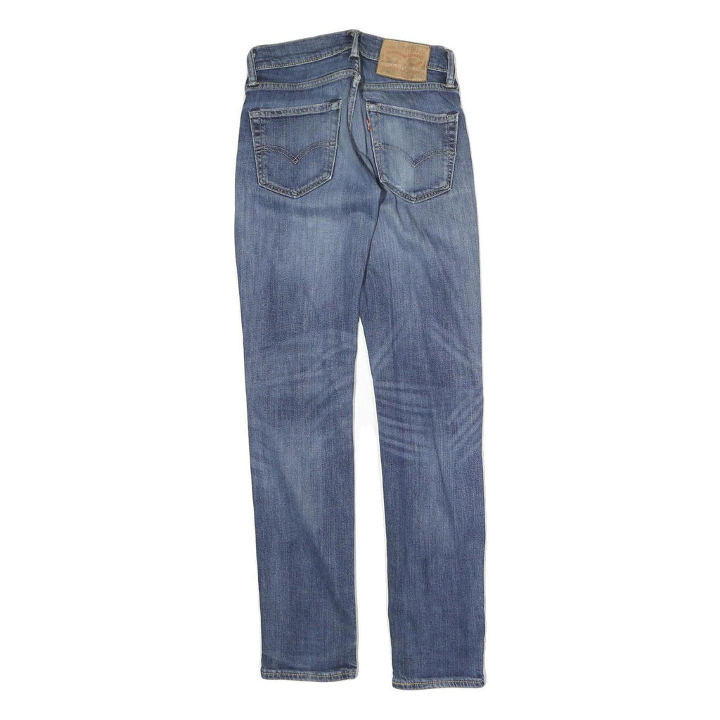 LEVI'S 501 Mens Jeans Blue Slim Skinny Denim Medium W26 L29 Classic Zip Fly