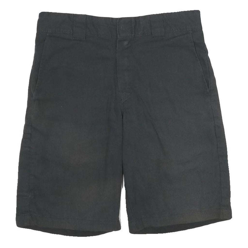 DICKIES Mens Shorts Black Casual S W30 Workwear Durable Polyester Blend