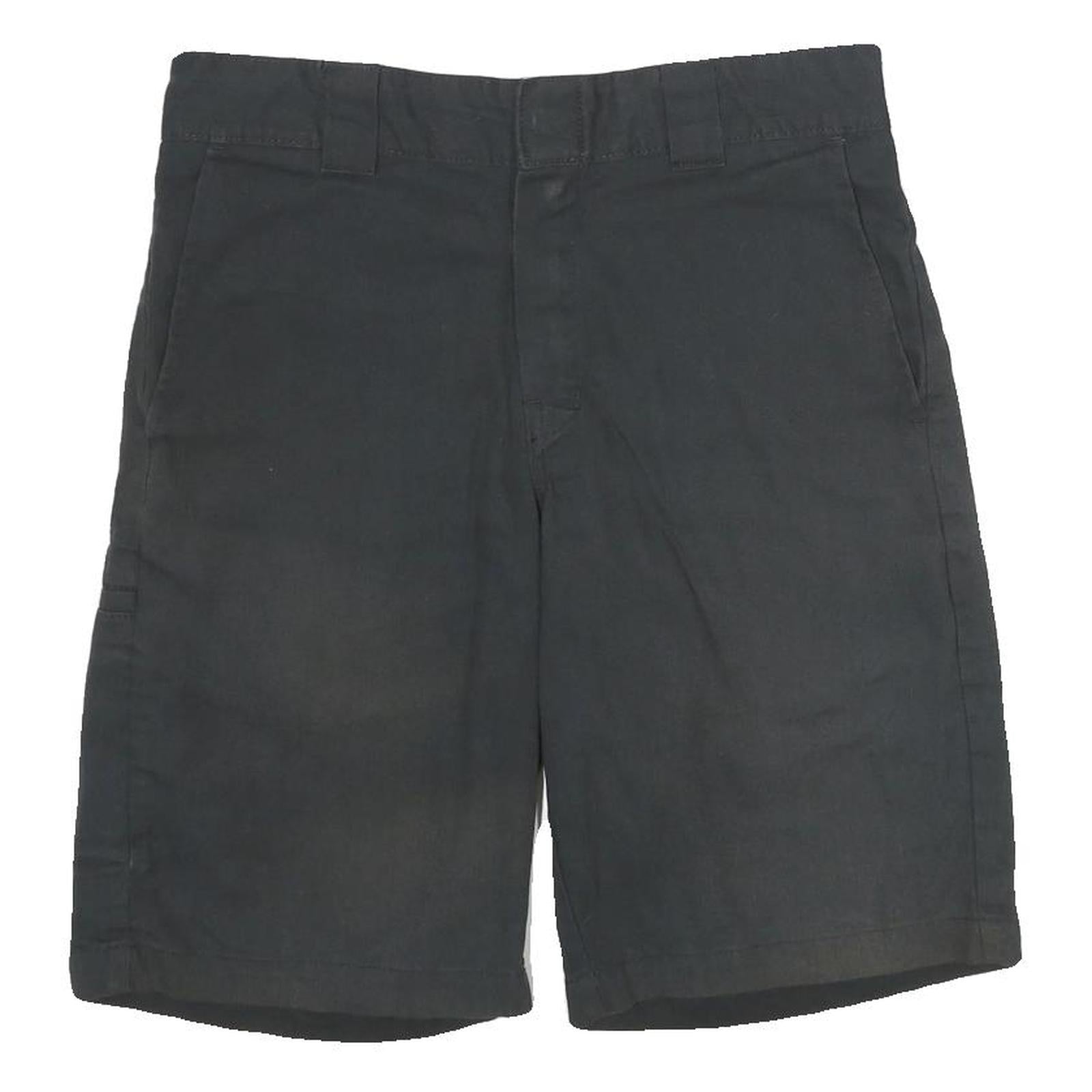 DICKIES Mens Shorts Black Casual S W30 Workwear Durable Polyester Blend