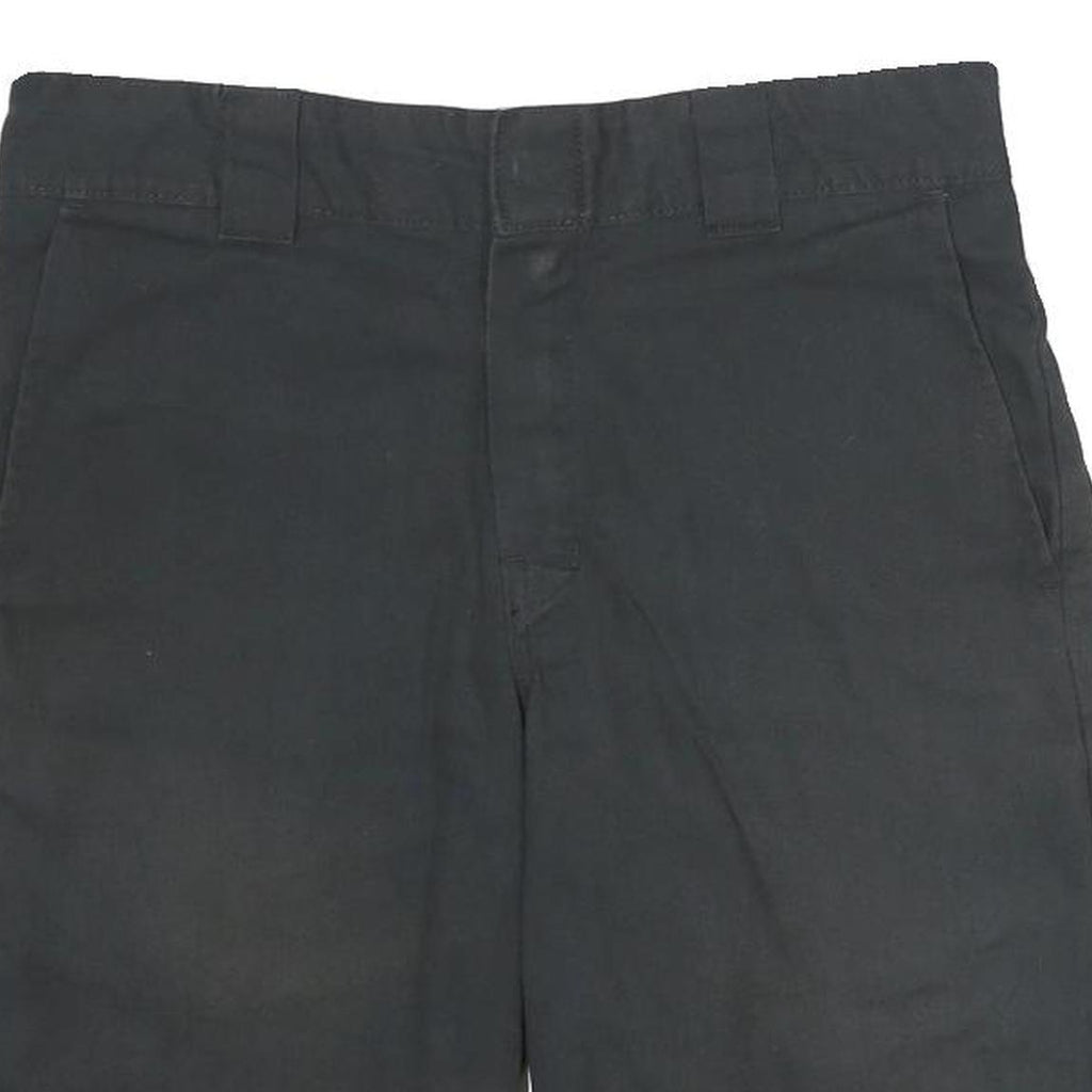 DICKIES Mens Shorts Black Casual S W30 Workwear Durable Polyester Blend