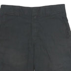 DICKIES Mens Shorts Black Casual S W30 Workwear Durable Polyester Blend