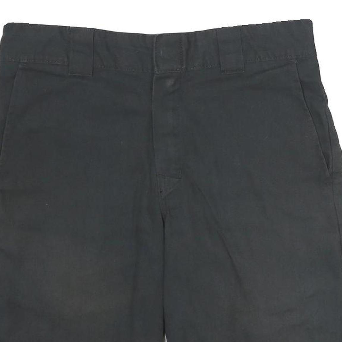 DICKIES Mens Shorts Black Casual S W30 Workwear Durable Polyester Blend