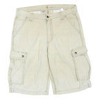 CARHARTT Mens Shorts Beige Cargo Plain M W34 Utility Workwear Cotton Blend
