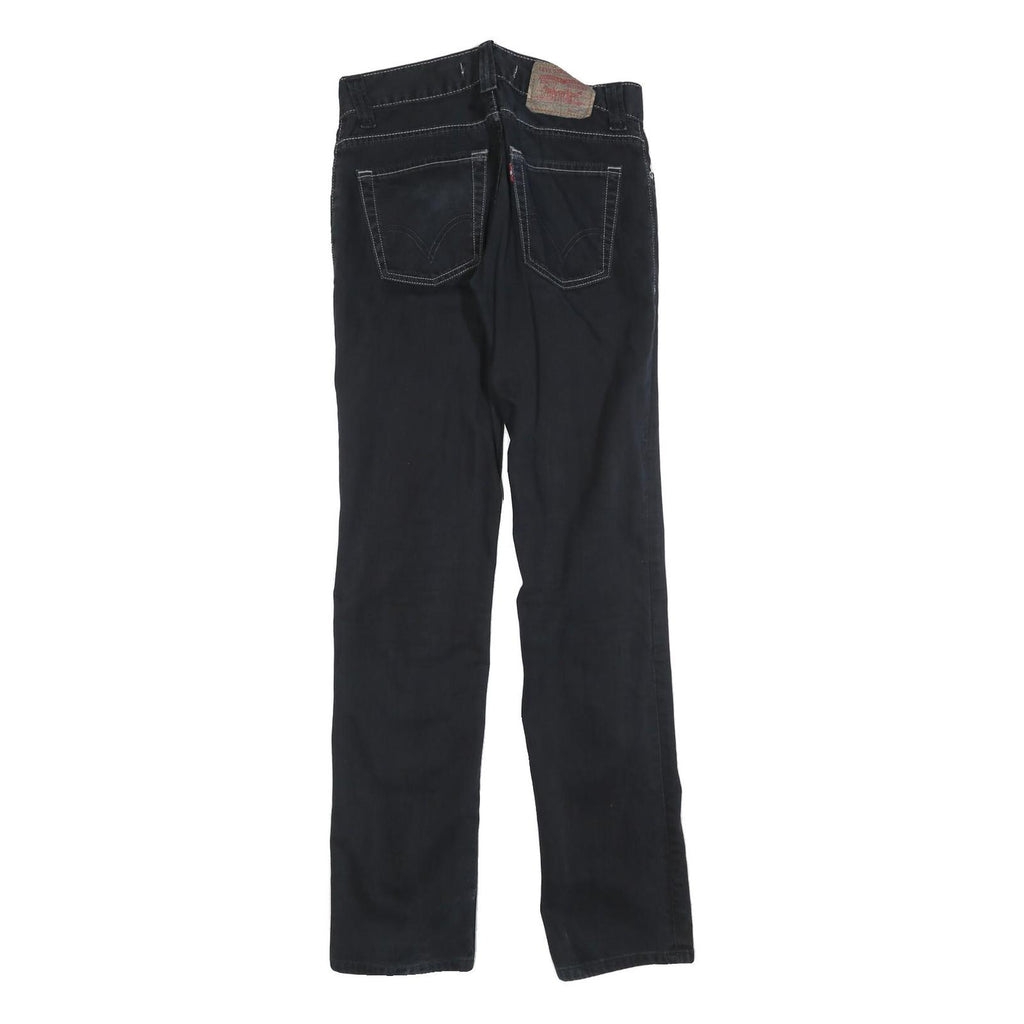 LEVI'S 511 SLIM Mens Jeans Black Slim Skinny Denim W32 L36 Zip Cotton Blend