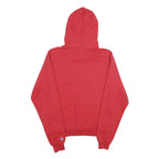 CHAMPION Mens Red Simpson University Pullover Hoodie S Cotton Blend Casual