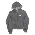 NIKE Mens Grey Air Hooded Jacket S Polyester Plain Zip Sportswear