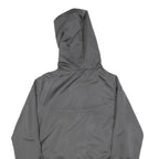 NIKE Mens Grey Air Hooded Jacket S Polyester Plain Zip Sportswear