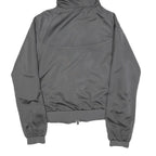 NIKE Mens Grey Air Hooded Jacket S Polyester Plain Zip Sportswear