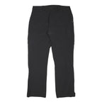 MILLET Womens Black Regular Fit Straight Trousers W32 L30 Outdoor Zip Closure