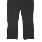 MILLET Womens Black Regular Fit Straight Trousers W32 L30 Outdoor Zip Closure
