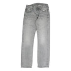 LEVI'S Mens Regular Fit Grey Denim Jeans W29 L30 Casual Button Closure