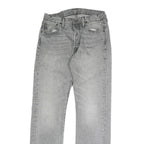 LEVI'S Mens Regular Fit Grey Denim Jeans W29 L30 Casual Button Closure