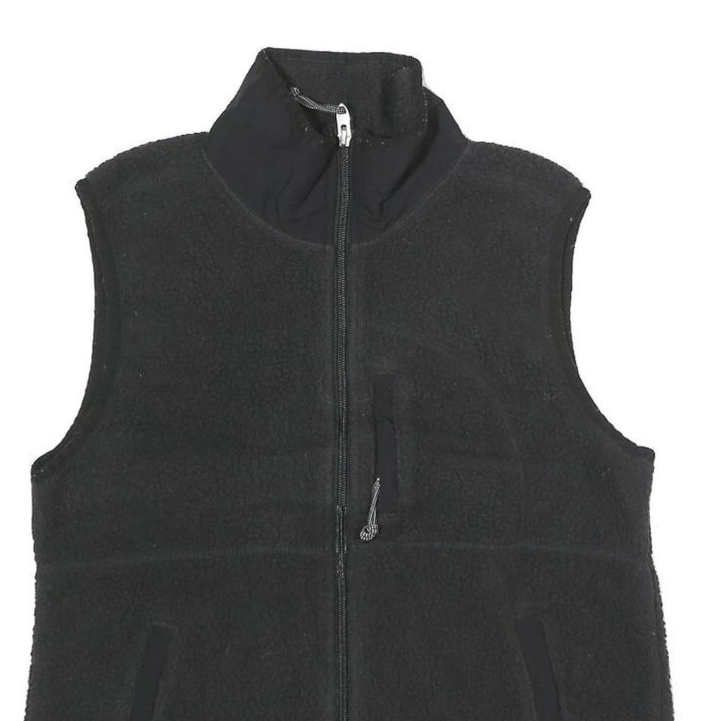 THE NORTH FACE Womens Black Zip Jacket S Polyester Fleece Outdoor Warm Vest