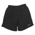 REEBOK Mens Black Sports Shorts XL W30 Lightweight Polyester Blend Casual