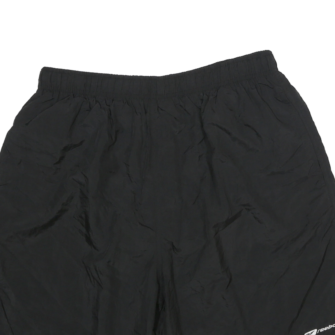 REEBOK Mens Black Sports Shorts XL W30 Lightweight Polyester Blend Casual