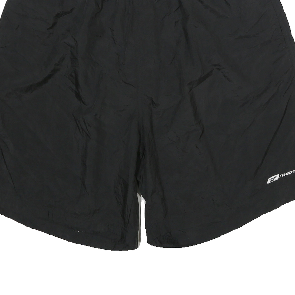 REEBOK Mens Black Sports Shorts XL W30 Lightweight Polyester Blend Casual
