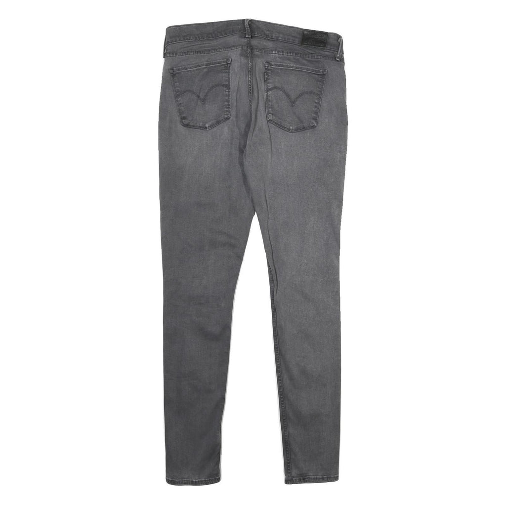 LEVI'S Womens Jeans Grey Relaxed Skinny Denim Medium W30 L32 Classic Zip Pockets