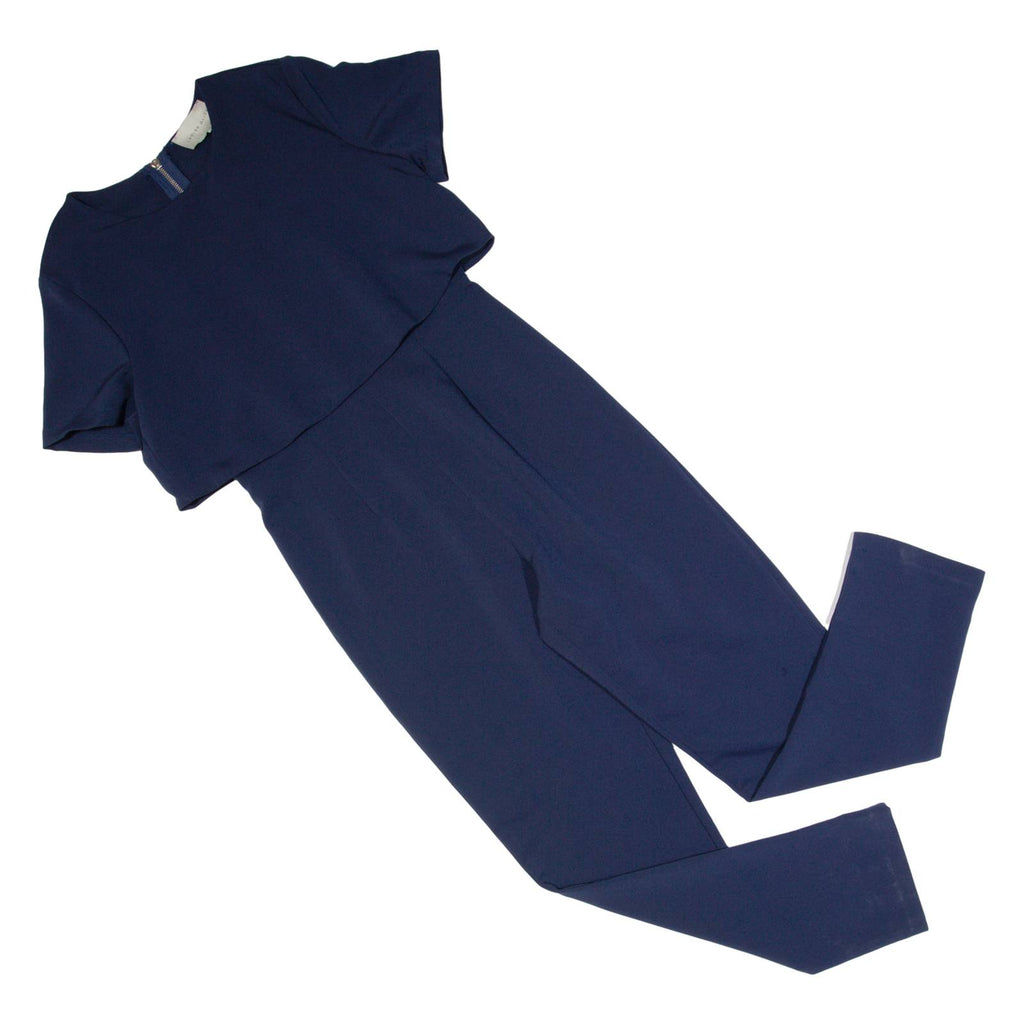LAVISH ALICE Womens Jumpsuit Blue Tapered UK 10