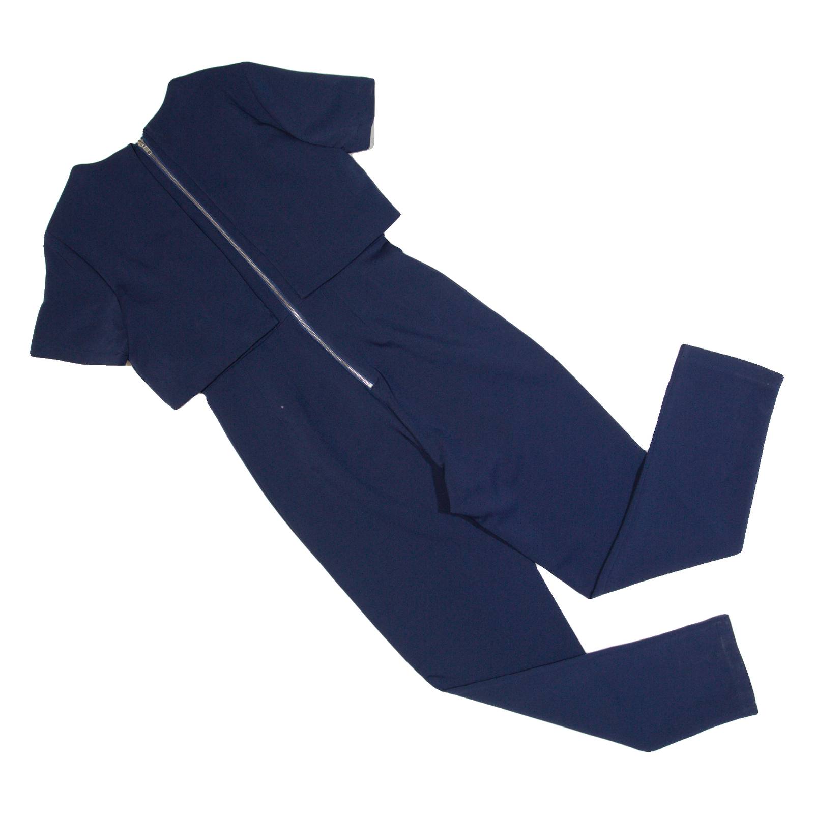 LAVISH ALICE Womens Jumpsuit Blue Tapered UK 10