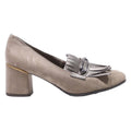 TAMARIS Block Heels Grey Suede Womens UK 6
