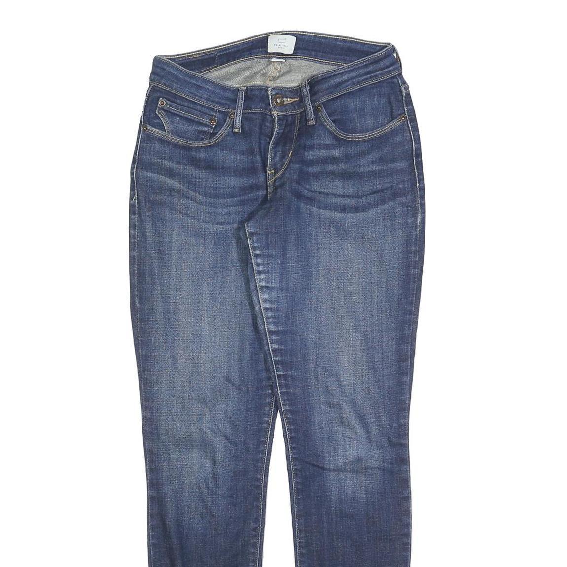 LEVI'S Womens Jeans Blue Slim Skinny Denim Medium W27 L30 Zip Pocket Casual