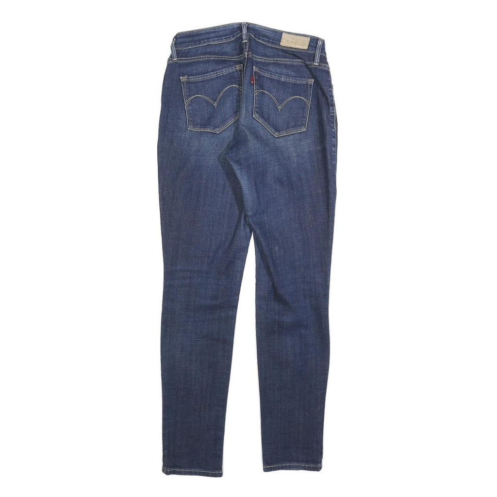 LEVI'S Womens Jeans Blue Slim Skinny Denim Medium W27 L30 Zip Pocket Casual