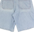 EDWIN Womens Light Blue Denim Casual Shorts S W27 Relaxed Fit