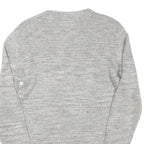 ALL SAINTS Mens Grey Plain Cotton Blend Crew Neck Basic Knit Jumper XS Casual
