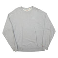 LEVI'S Mens Grey Crew Neck Sweatshirt S Cotton Blend Casual Pullover