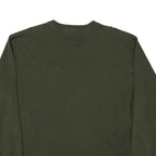 CARHARTT Mens Green Long Sleeve Crew Neck Pocket T-Shirt L Cotton Blend