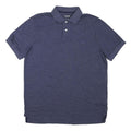 CHAPS Mens Blue Polo Shirt Short Sleeve Plain L Casual Classic Style