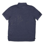 CHAPS Mens Blue Polo Shirt Short Sleeve Plain L Casual Classic Style