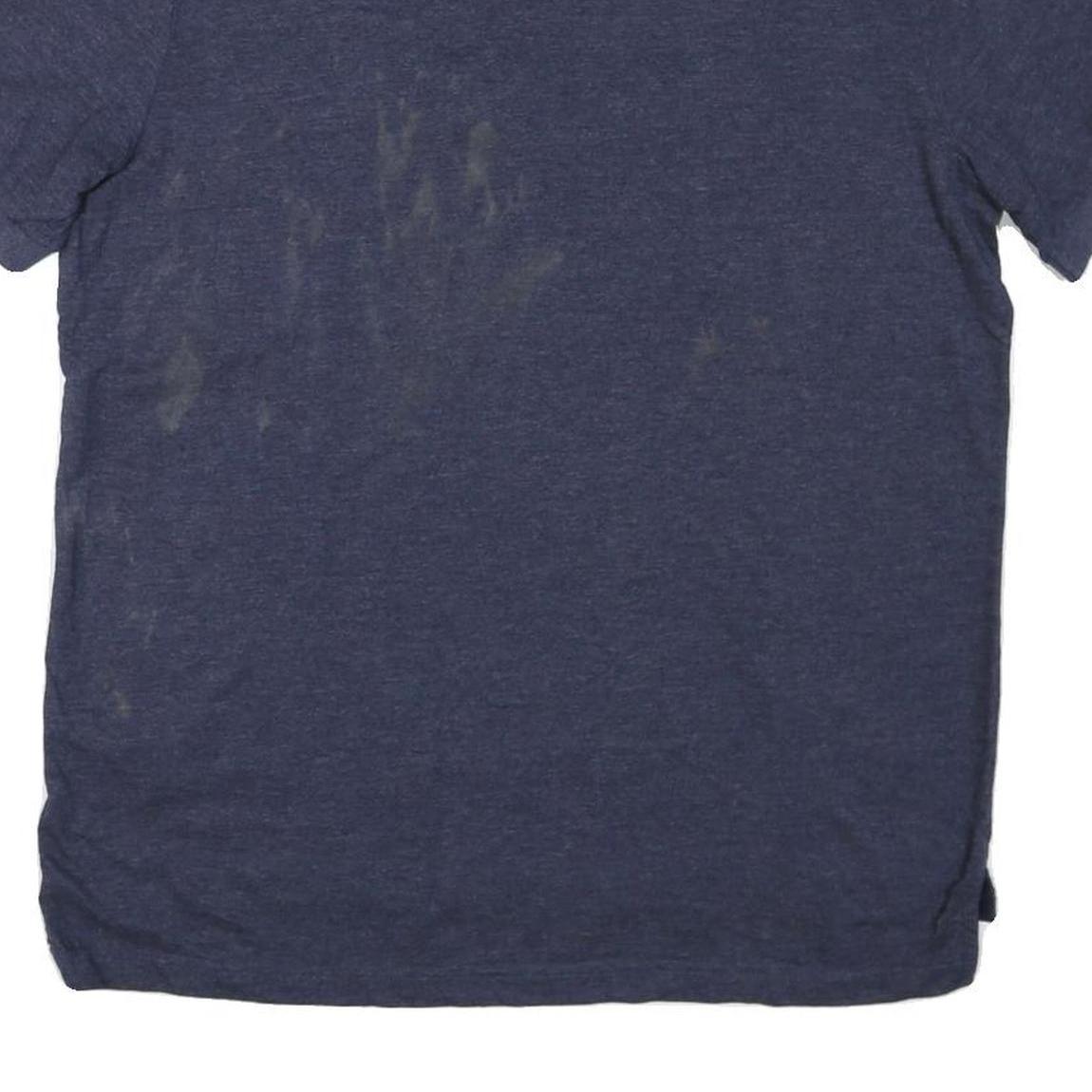 CHAPS Mens Blue Polo Shirt Short Sleeve Plain L Casual Classic Style