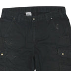 CARHARTT Mens Shorts Black Casual Cargo L W36 Workwear Durable