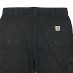 CARHARTT Mens Shorts Black Casual Cargo L W36 Workwear Durable