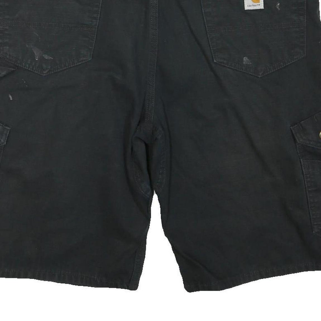 CARHARTT Mens Shorts Black Casual Cargo L W36 Workwear Durable