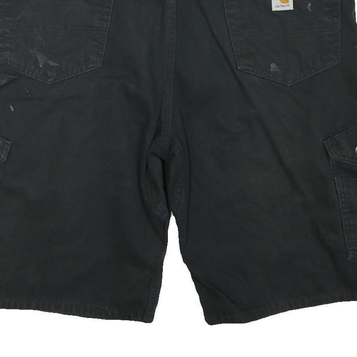 CARHARTT Mens Shorts Black Casual Cargo L W36 Workwear Durable
