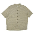 L.L.BEAN Mens Shirt Beige Spotted L