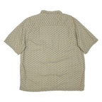 L.L.BEAN Mens Shirt Beige Spotted L