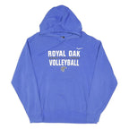 NIKE Mens Blue Royal Oak Volleyball Pullover Hoodie XL Cotton Blend Casual